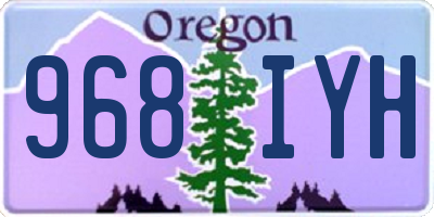 OR license plate 968IYH