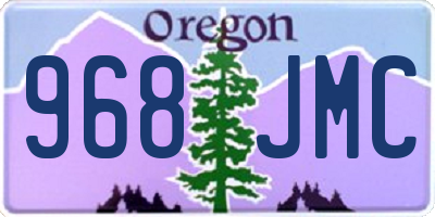 OR license plate 968JMC