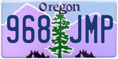 OR license plate 968JMP