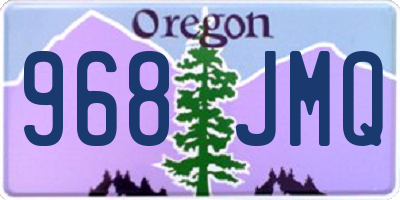 OR license plate 968JMQ