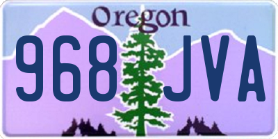 OR license plate 968JVA