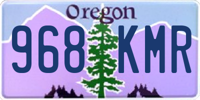 OR license plate 968KMR