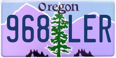 OR license plate 968LER