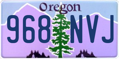 OR license plate 968NVJ