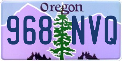 OR license plate 968NVQ