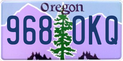 OR license plate 968OKQ