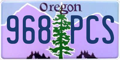 OR license plate 968PCS