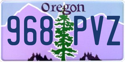 OR license plate 968PVZ