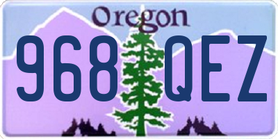 OR license plate 968QEZ