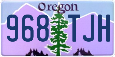 OR license plate 968TJH