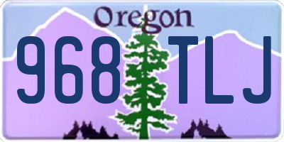 OR license plate 968TLJ