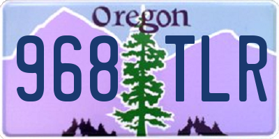 OR license plate 968TLR