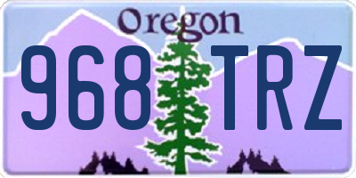 OR license plate 968TRZ