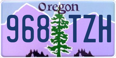 OR license plate 968TZH