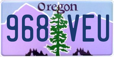 OR license plate 968VEU