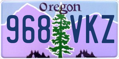 OR license plate 968VKZ
