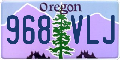 OR license plate 968VLJ
