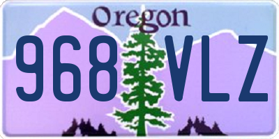 OR license plate 968VLZ