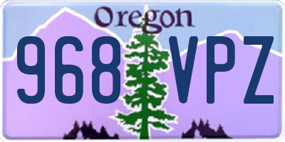OR license plate 968VPZ
