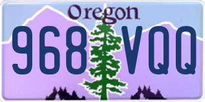 OR license plate 968VQQ