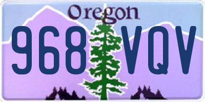 OR license plate 968VQV
