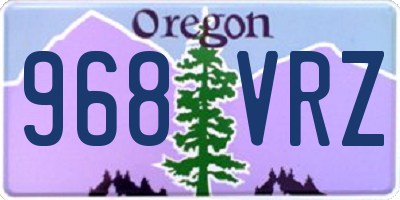 OR license plate 968VRZ