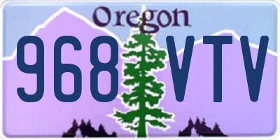 OR license plate 968VTV
