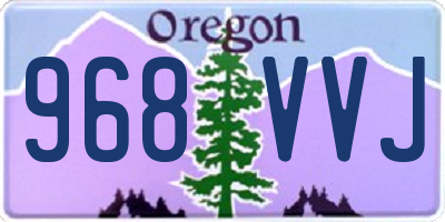 OR license plate 968VVJ