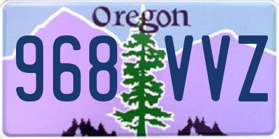OR license plate 968VVZ