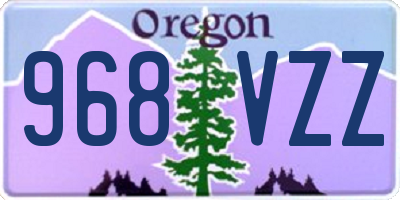 OR license plate 968VZZ