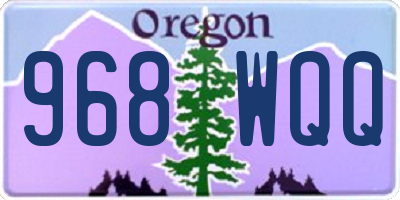 OR license plate 968WQQ