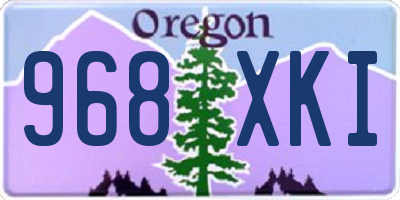 OR license plate 968XKI