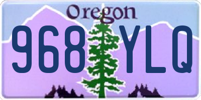 OR license plate 968YLQ