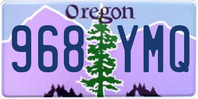 OR license plate 968YMQ