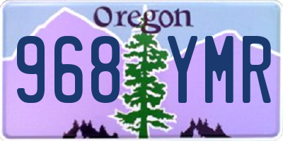 OR license plate 968YMR