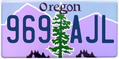 OR license plate 969AJL