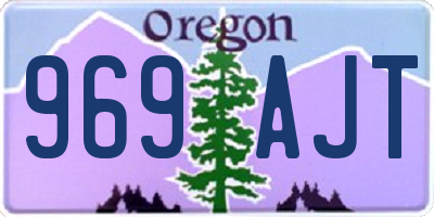 OR license plate 969AJT