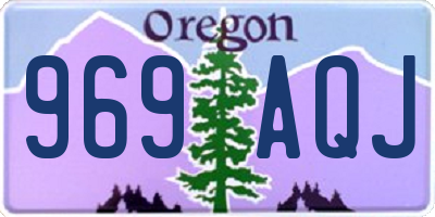 OR license plate 969AQJ