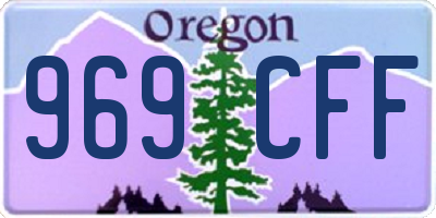 OR license plate 969CFF