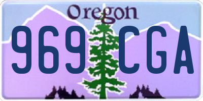 OR license plate 969CGA
