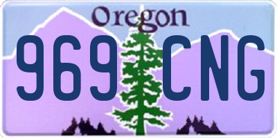 OR license plate 969CNG