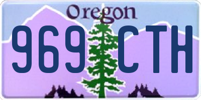 OR license plate 969CTH
