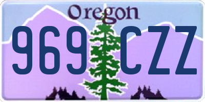OR license plate 969CZZ