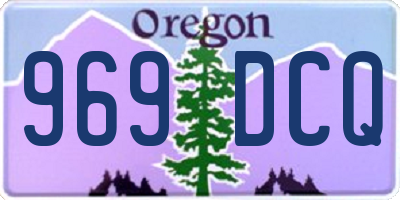 OR license plate 969DCQ