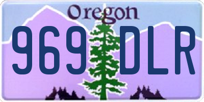 OR license plate 969DLR