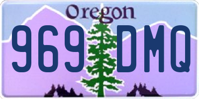 OR license plate 969DMQ