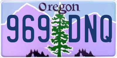OR license plate 969DNQ