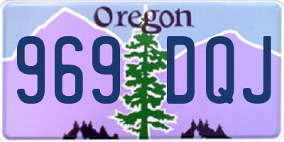OR license plate 969DQJ
