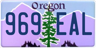 OR license plate 969EAL