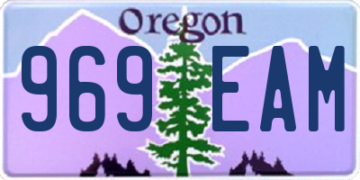 OR license plate 969EAM